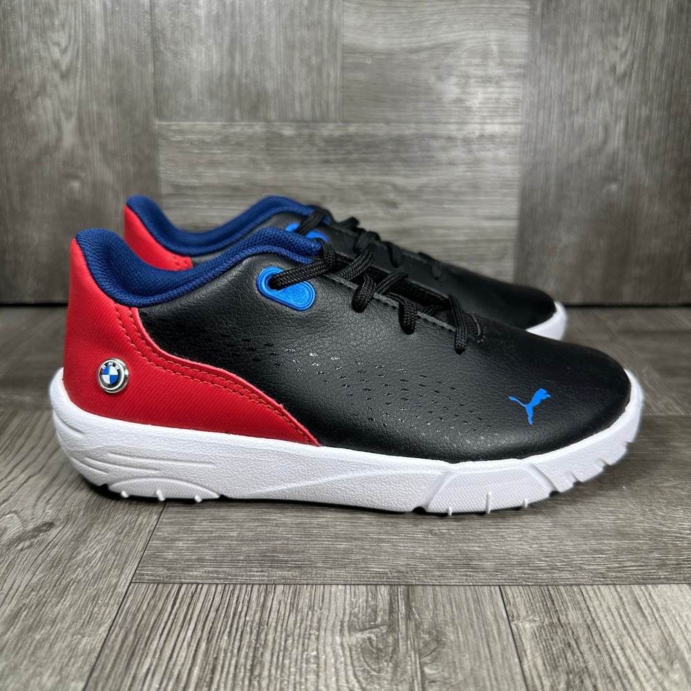 Puma BMW M Motorsport Drift Cat Decima Kids 11.5C Black Red 307267-03 NEW